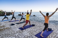 Yoga retreat practice and ins...