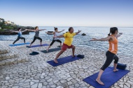 Yoga retreat practice and ins...