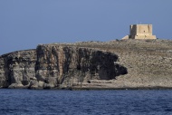 Watchtower on Comino island, ...