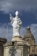 Statue of St. Nicholas in fro...