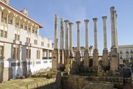 Templo Romano, Roman temple r...