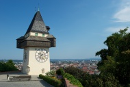 Clock tower on Schlossberg or...