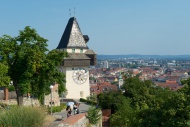 Clock tower on Schlossberg or...