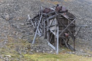 Old coal mine, Longyearbyen, ...