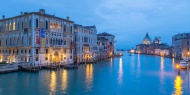Grand Canal with palazzi and ...