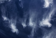 Streaks of clouds, Germany