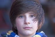 Boy, 10 years, portrait, Germany