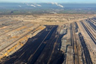 Aerial view, Hambach open pit...