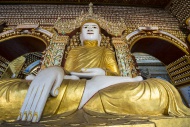 Seated Buddha statue, Mohnyin...