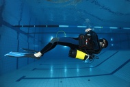 Dive training, scuba diver fa...