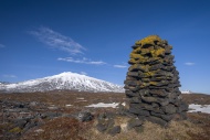 Cairn, trail marker, Snfells...