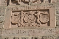 Relief on the entrance portal...