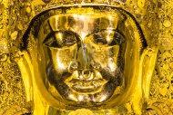 Golden seated Buddha, Mahamun...