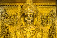 Golden seated Buddha, Mahamun...