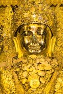 Golden seated Buddha, Mahamun...