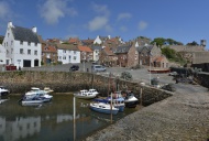 Small fishing boats in the ha...