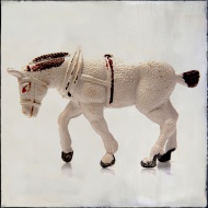 White horse figurine