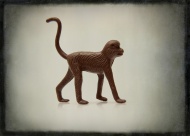 Monkey figurine