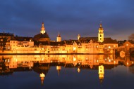 View of the town of Kitzingen...