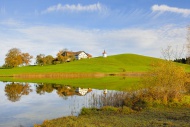 Farmhouse with chapel at Hegr...