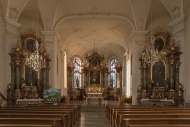Chancel of the parish church ...