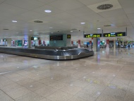 Baggage carousel at Barcelona...