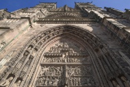 Gothic main facade, Church of...
