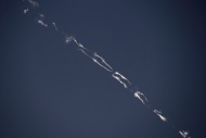 Contrails with interruptions,...