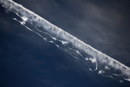 Contrails with interruptions,...