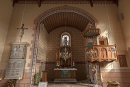Chancel, neo-Gothic St. Cathe...