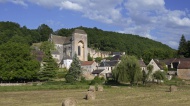 The medieval village Saint-Am...