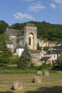 The medieval village Saint-Am...