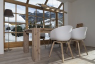 Dining table in and design ch...