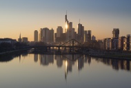 Germany, Frankfurt, skyline w...