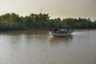 Vietnam, Mekong, freight ship...