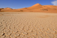 Algeria, Tehak, sanddunes and...