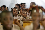 Haiti, Grand Boulage, schoolg...