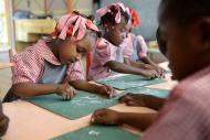 Haiti, Grand Boulage, schoolg...