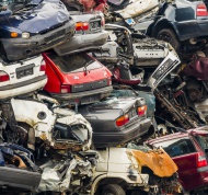 Scrap yard, scrap cars