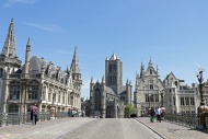 Belgium, Ghent, view from St....