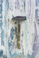 Hammer on painted wood