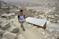 Peru, Lima, Huaycan, teenage ...