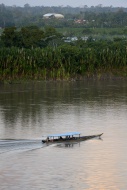 Peru, Puerto Maldonado, Boat ...