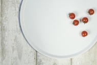 Tomatoes on plate