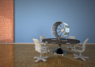 Hamster wheel with Euro notes...