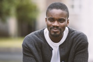 Portrait of smiling young man...