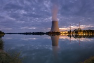 Germany, View of coal power p...