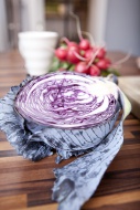 Half of red cabbage