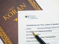 Koran and German document for...