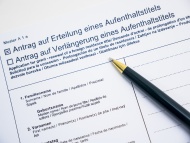 German document for renewal o...